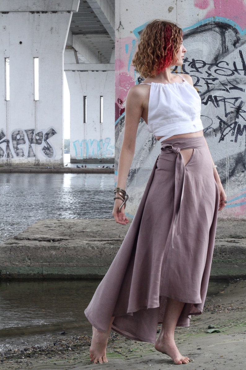 asymmetrical goddess skirt