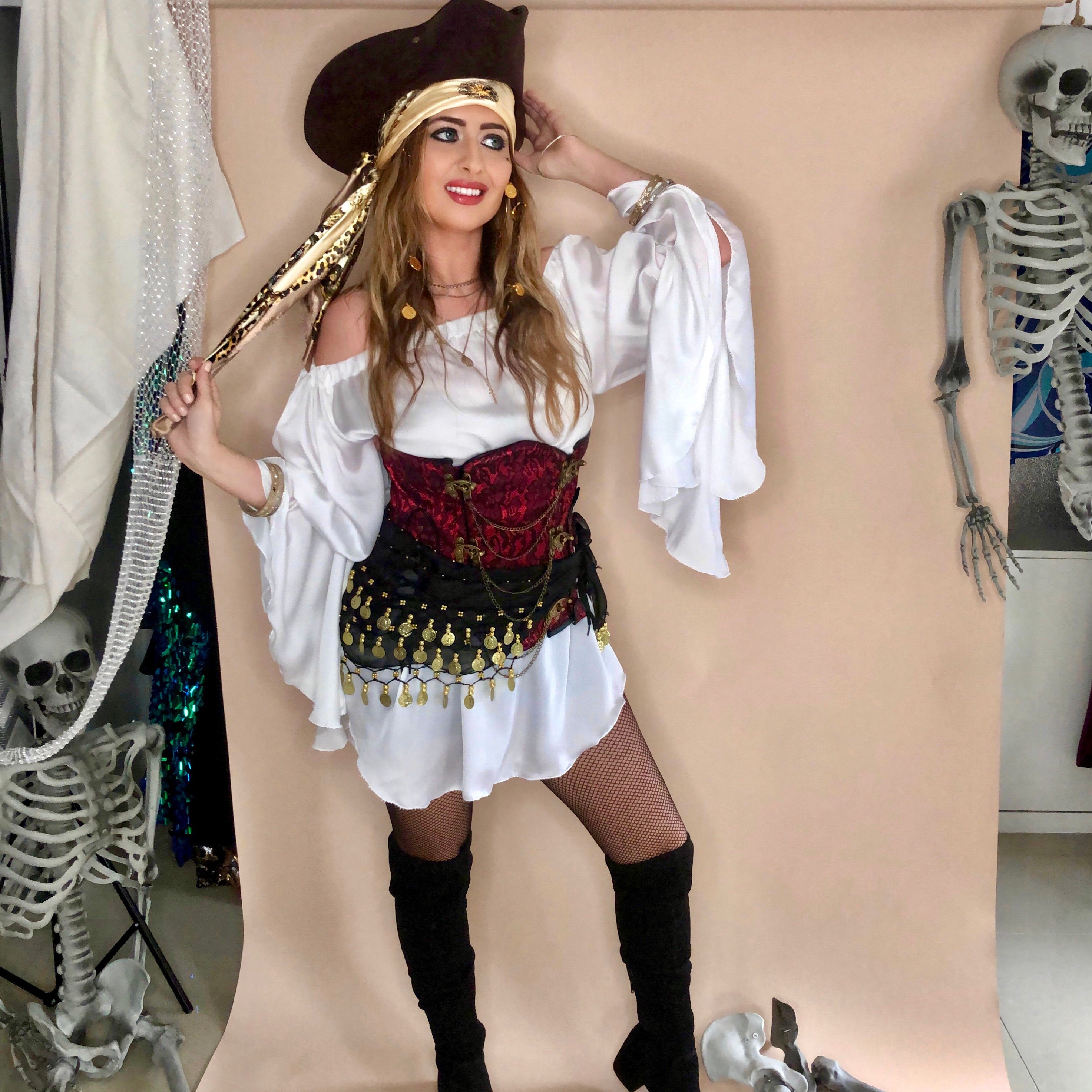 Women Pirate Costume - Etsy UK