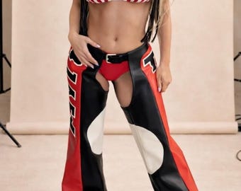 Costume da pantaloni sporchi e bikini - Rosso