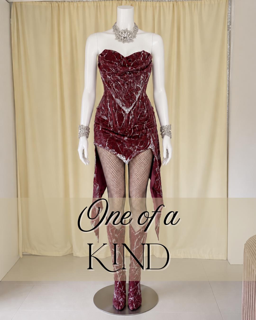 lady gaga meat dress costume for sale color_Champagne
