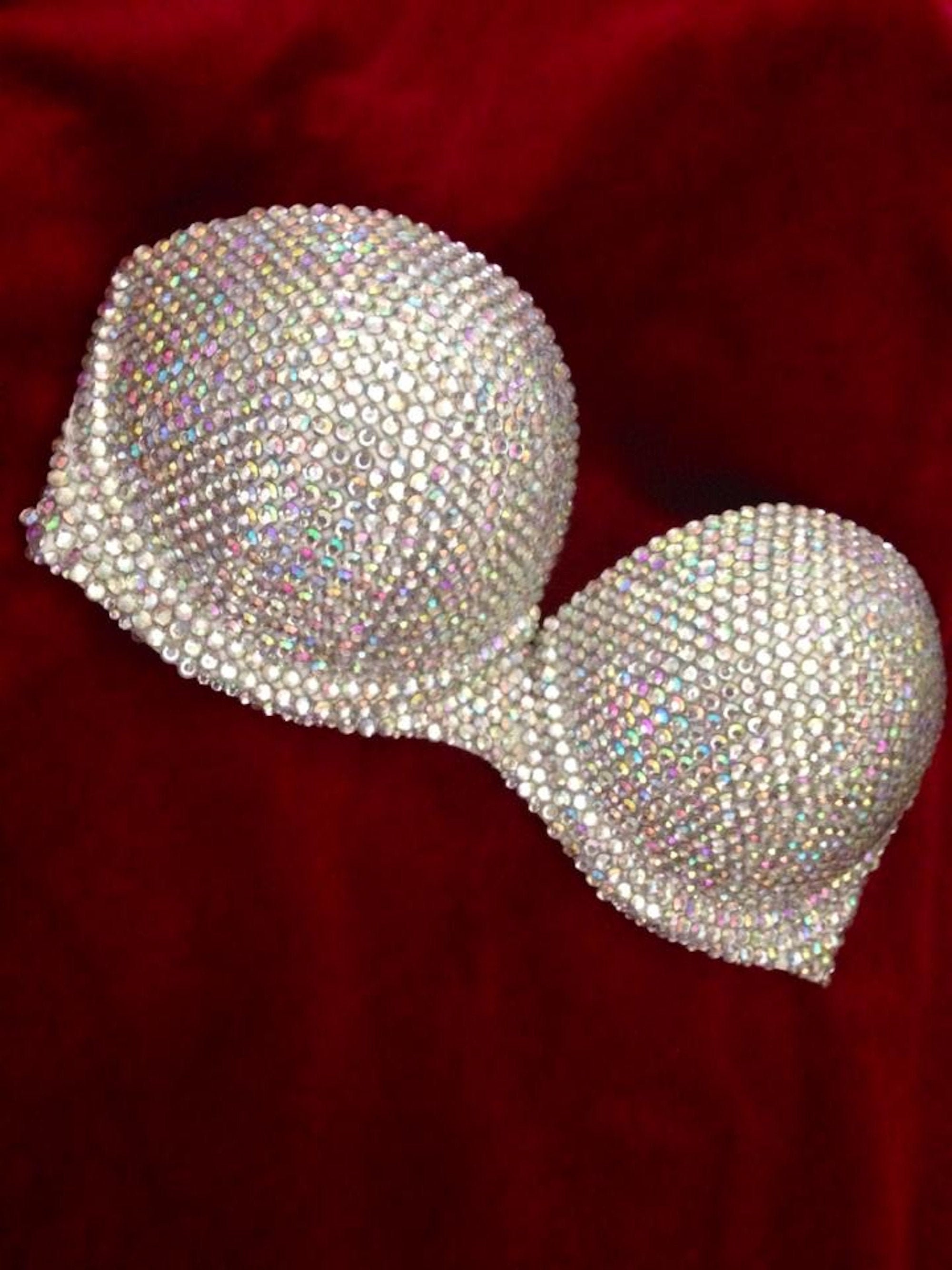 Crystal Rhinestone Bra Bikini Etsy