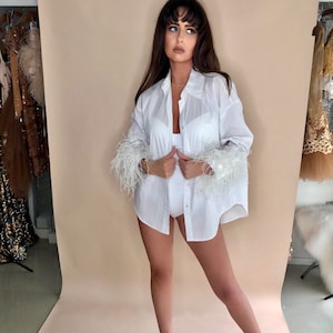 Ostrich Feather Shirt