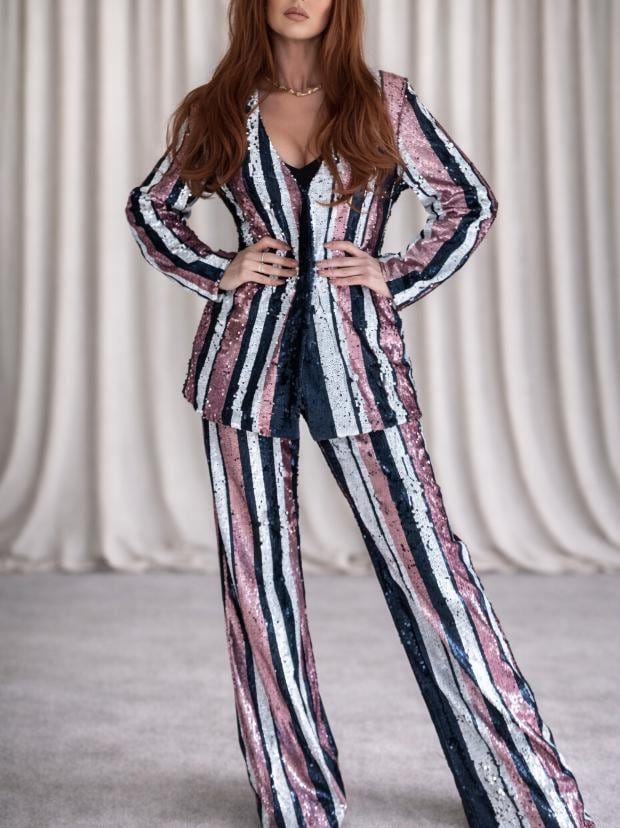 Sequin Blazer Rose Gold - Etsy
