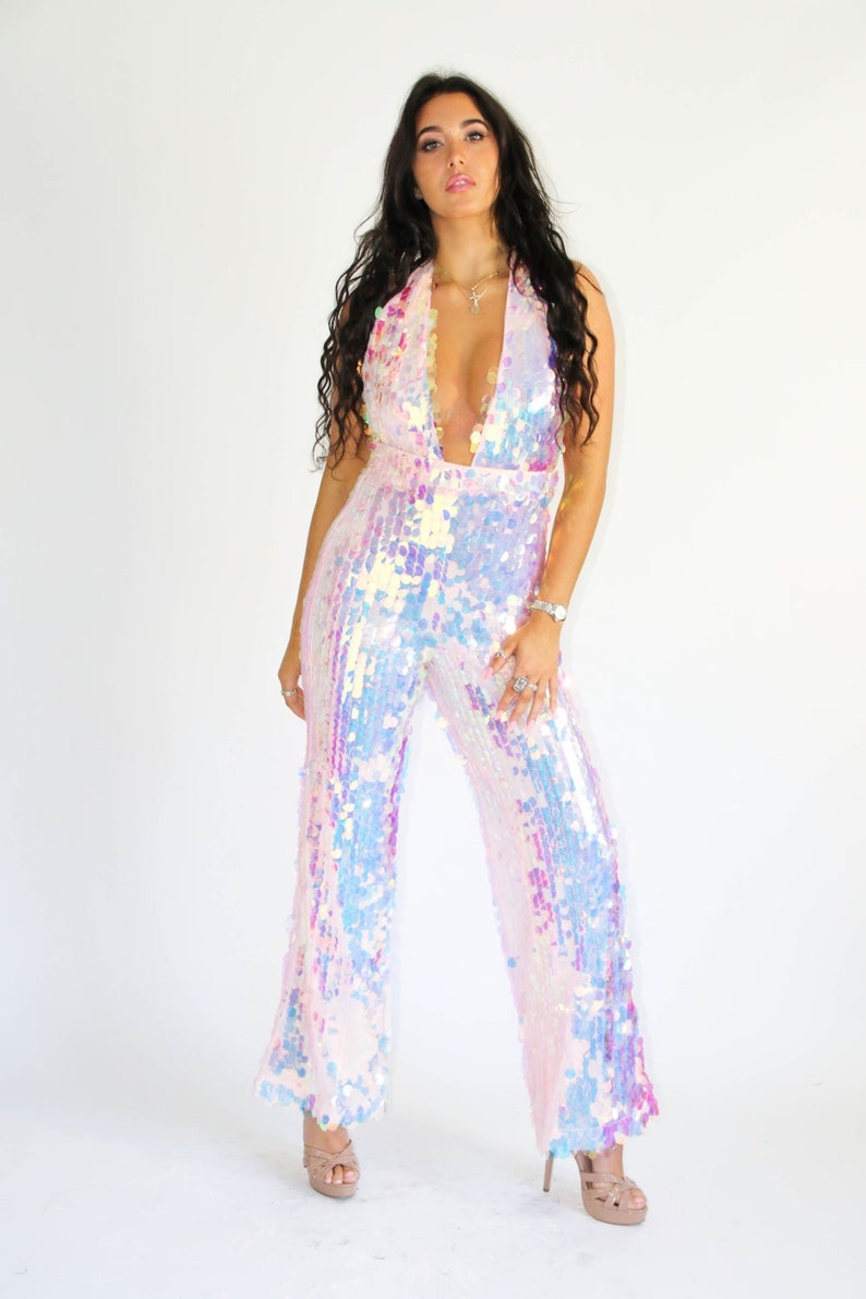 iridescent jumpsuit