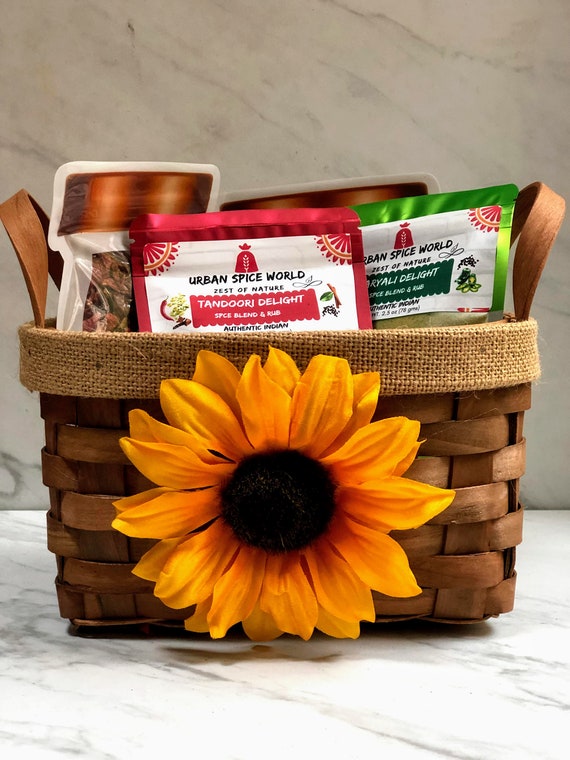 Gourmet Gift Basket Gift for her Spice Gift Basket Holiday Etsy