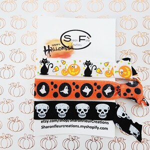 Set of 3 Halloween FOE Hairties | Bracelets