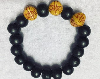 Black Hand Made Bracelet