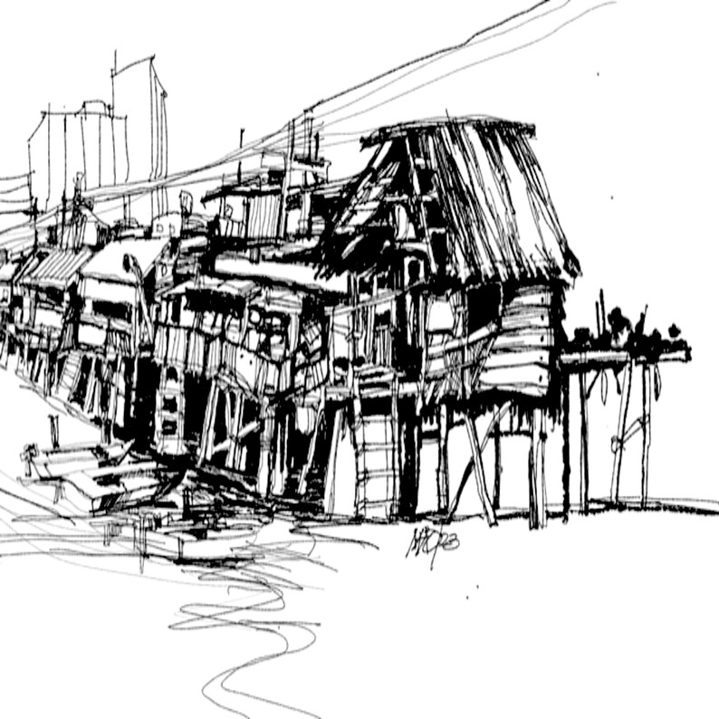 Philippine Art Scene, Bahay Kubo, Nipa Hut Phil., Filipino Culture Art