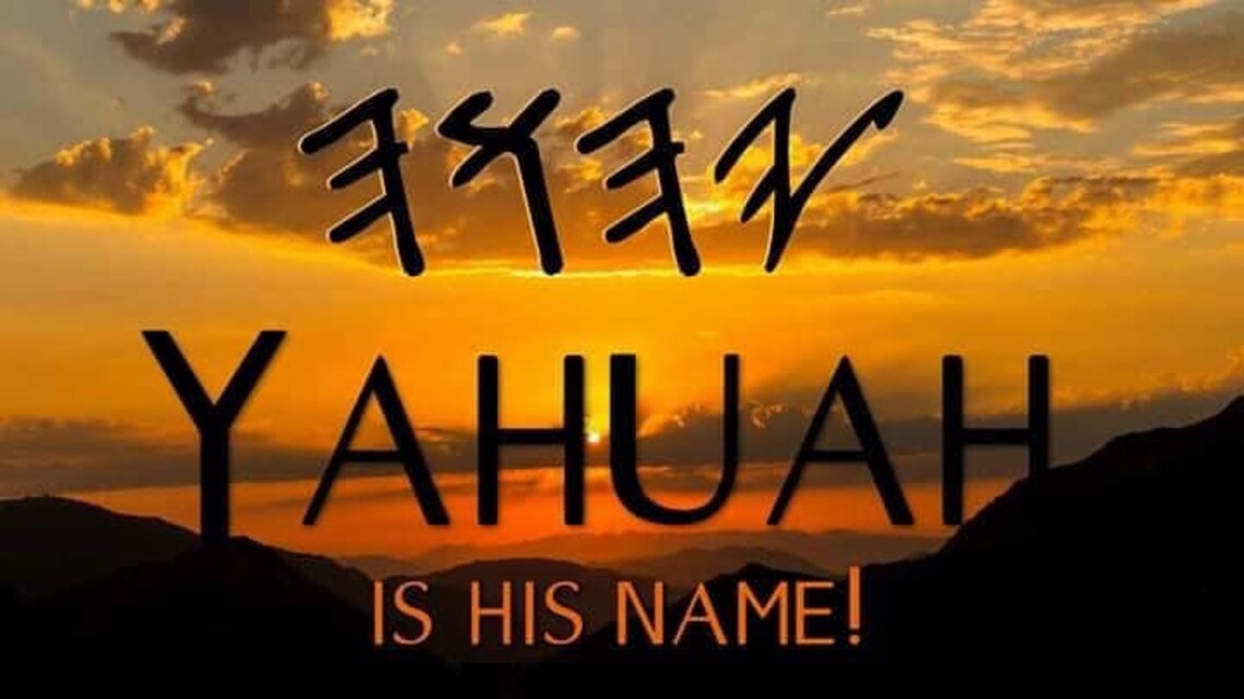 YAHUAH is his name Message Etsy