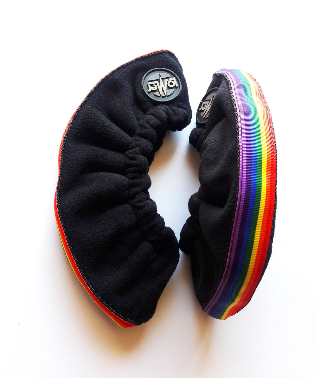 Ice Skate Soakers Blade Covers for Ice Skates Skateguards black