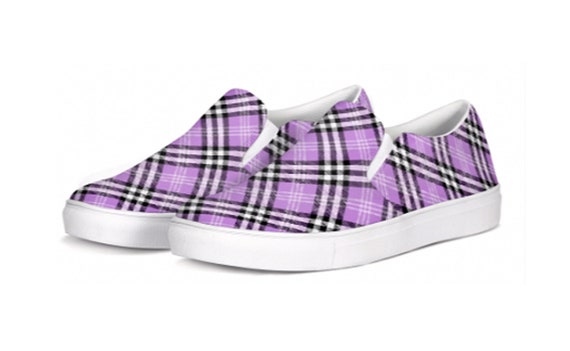 lilac canvas shoes