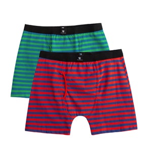 Mannen kleurrijke gestreepte boxer slips multi pack ondergoed | Etsy België