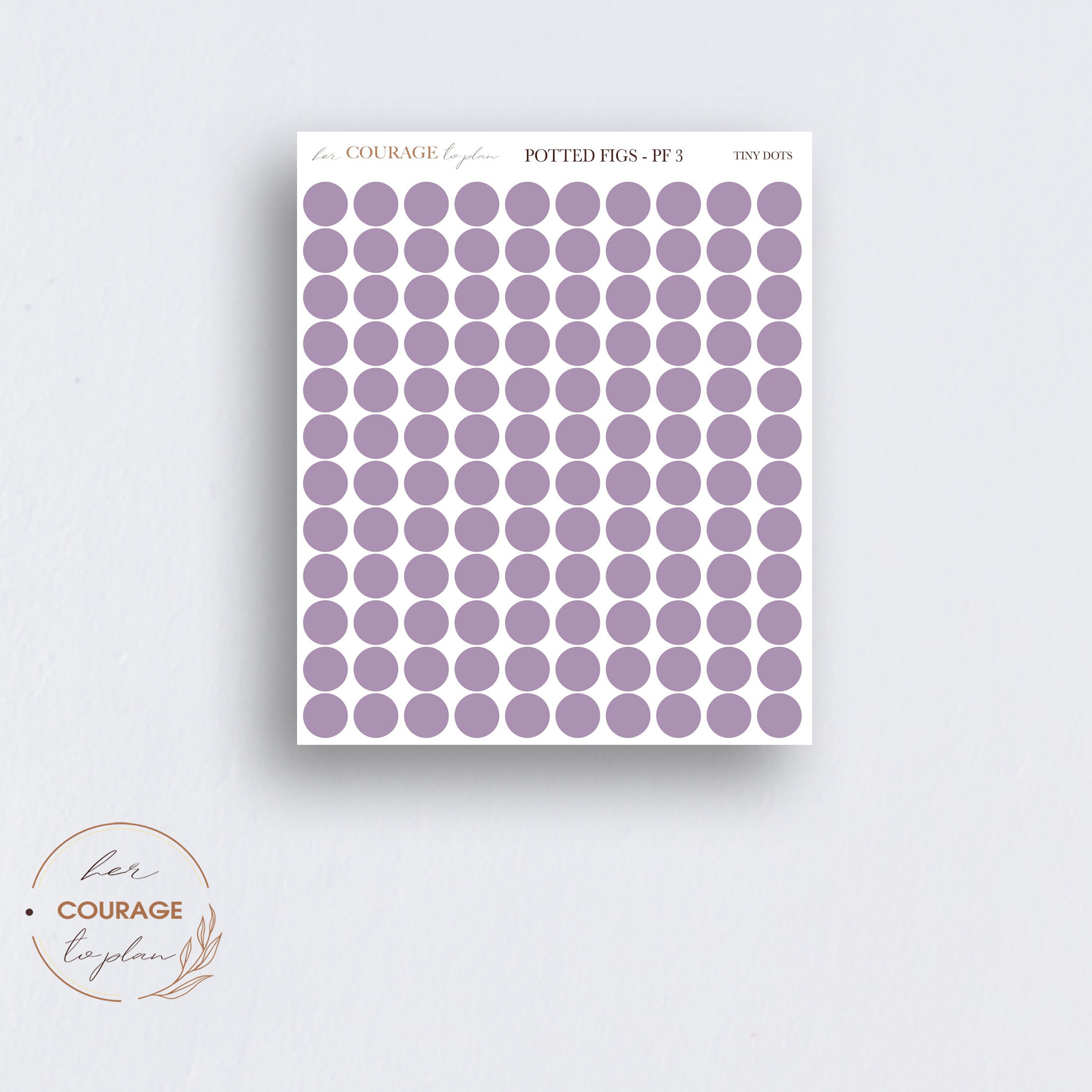 Mini Calendar Stickers