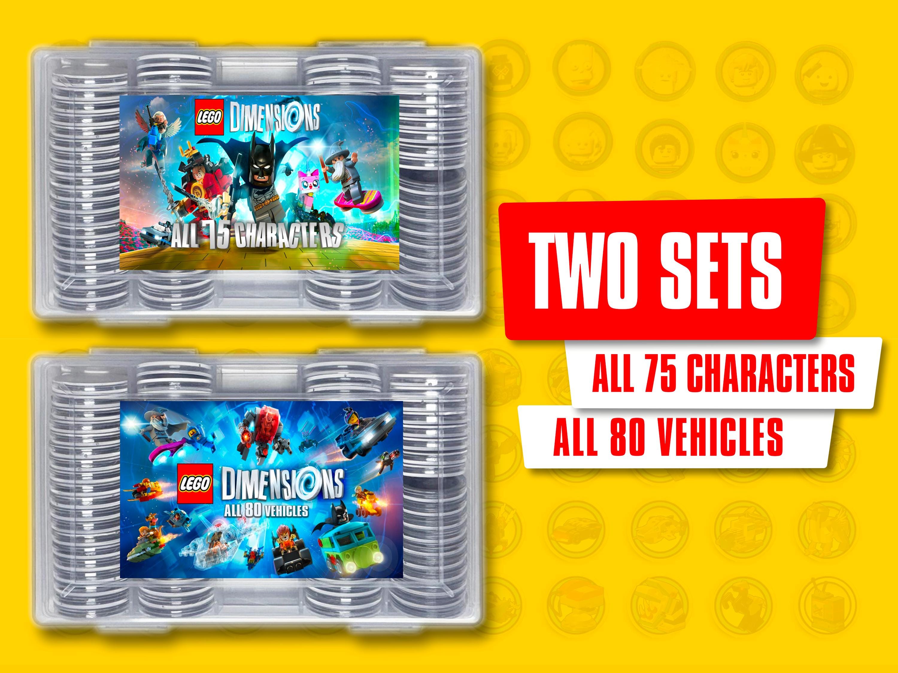 LEGO Dimensions: Two Sets All 75 Characters & All 80 Vehicles NFC
