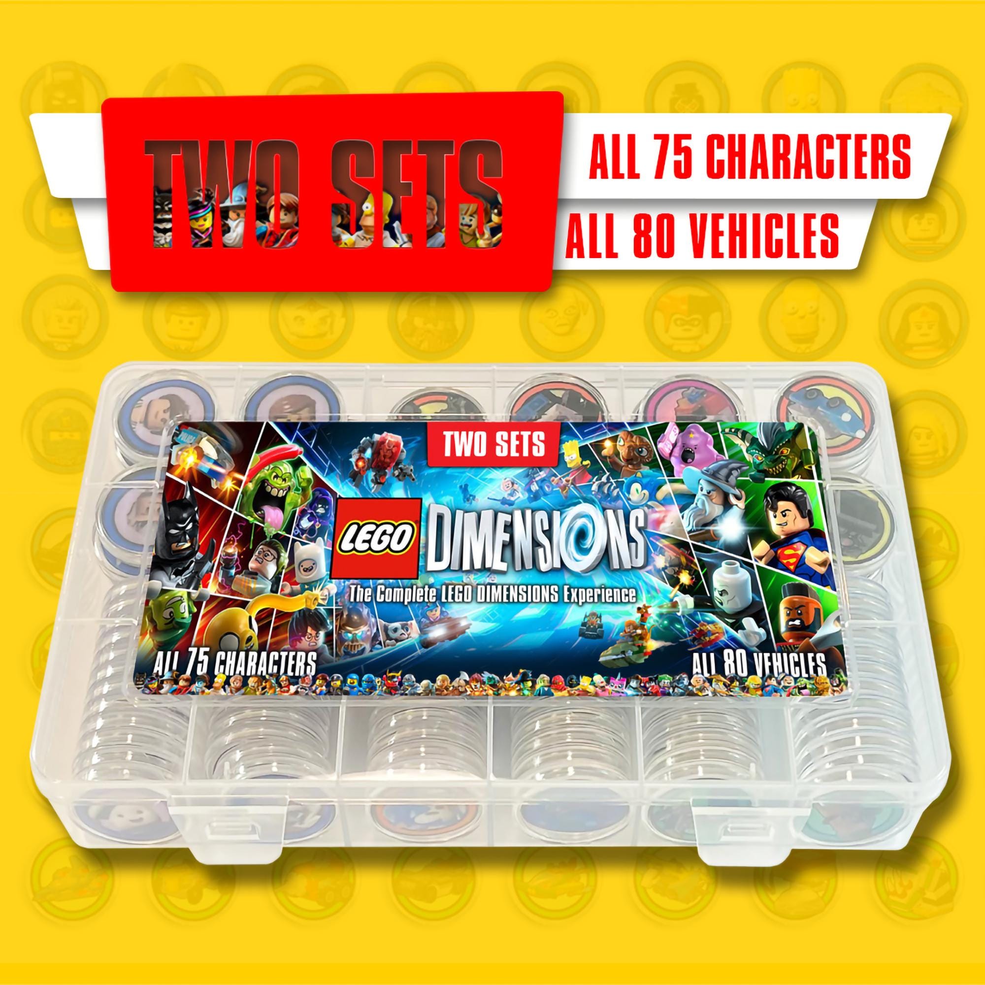 LEGO Dimensions: Two Sets All 75 Characters & All 80 Vehicles NFC