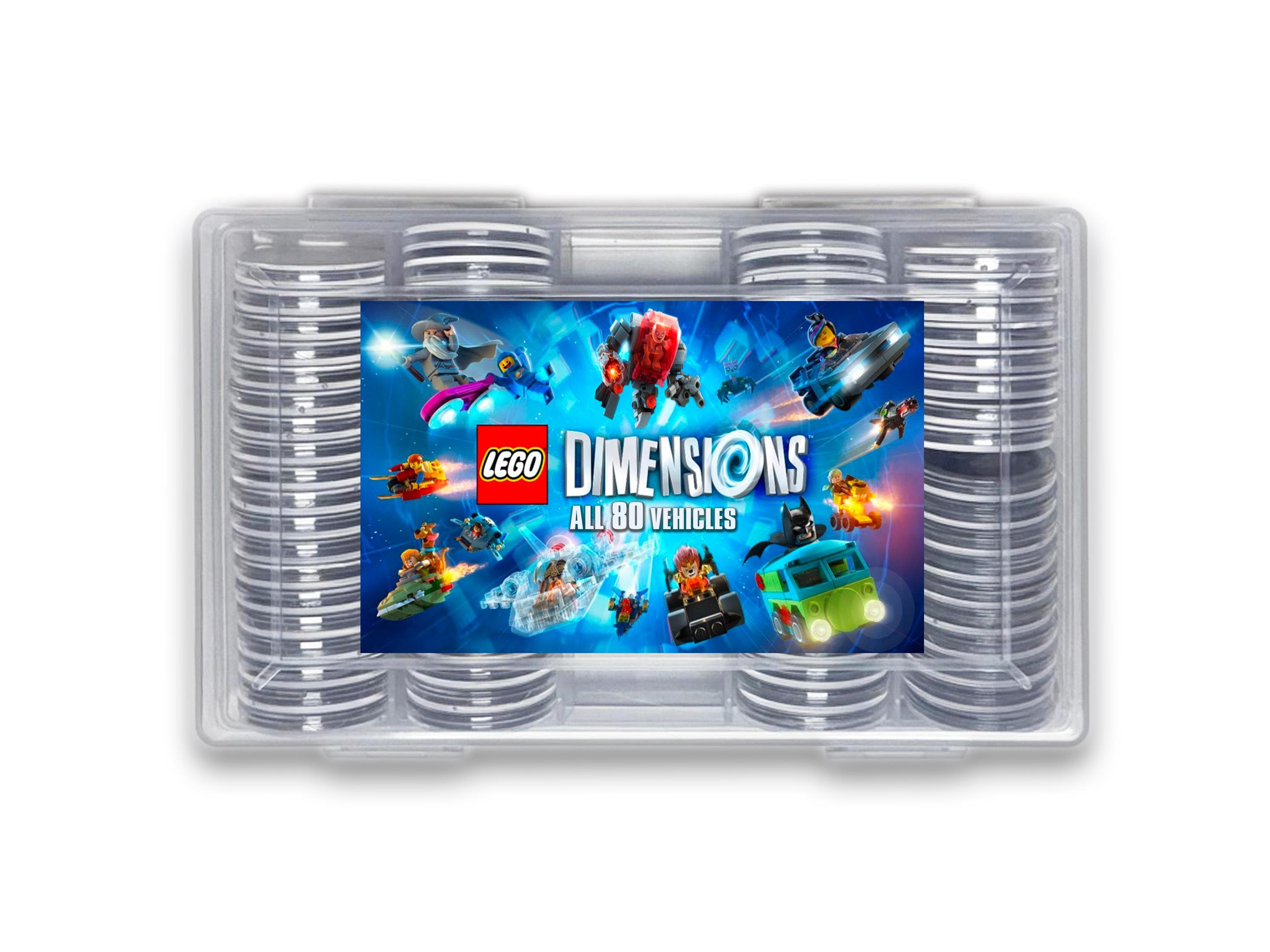 LEGO Dimensions: Two Sets All 75 Characters & All 80 Vehicles NFC Tags ...
