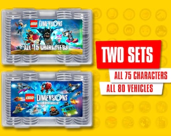 LEGO Dimensions: Two Sets All 75 Characters & All 80 Vehicles NFC