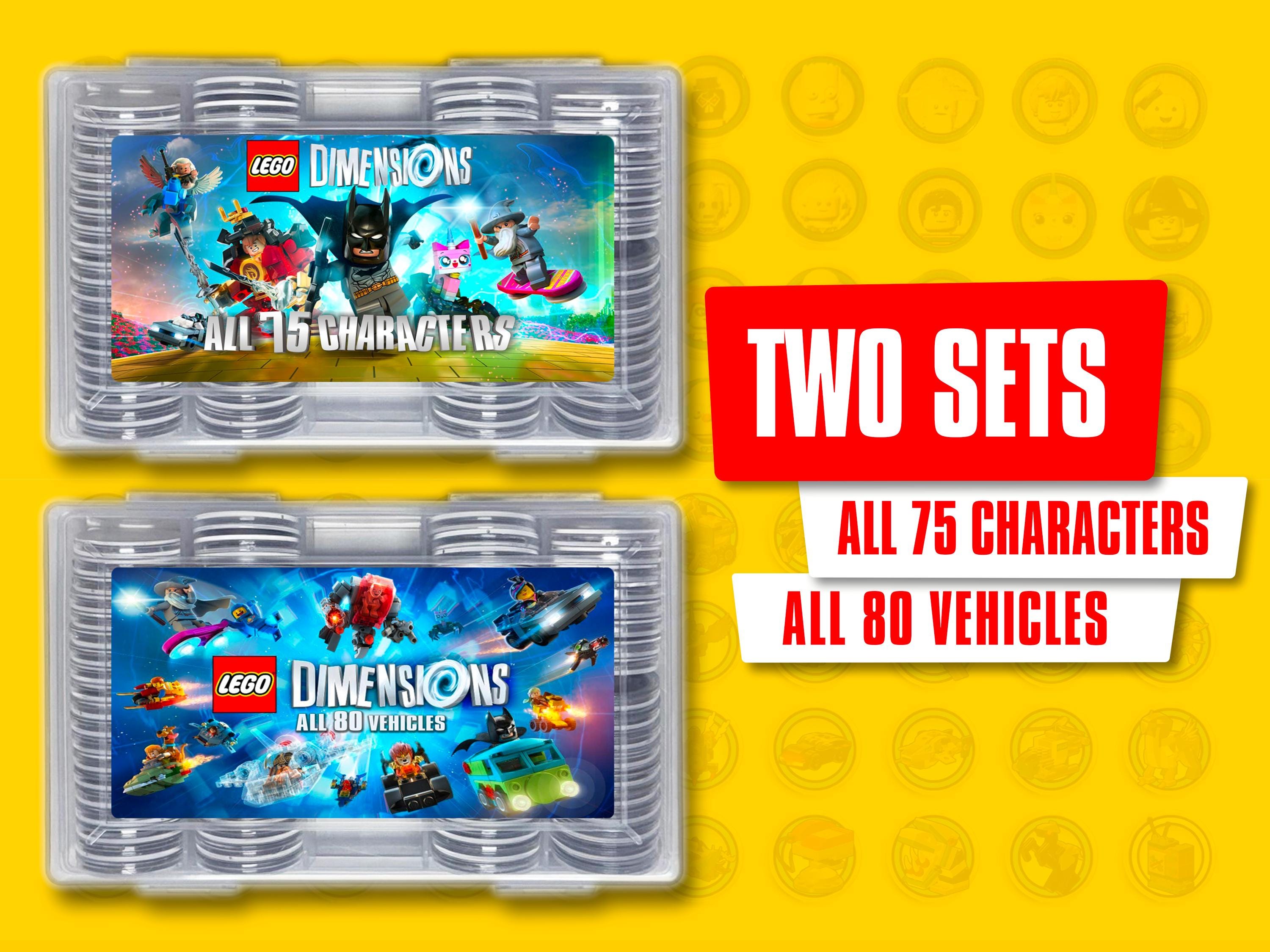 LEGO Dimensions: Two Sets All 75 Characters & All 80 Vehicles NFC