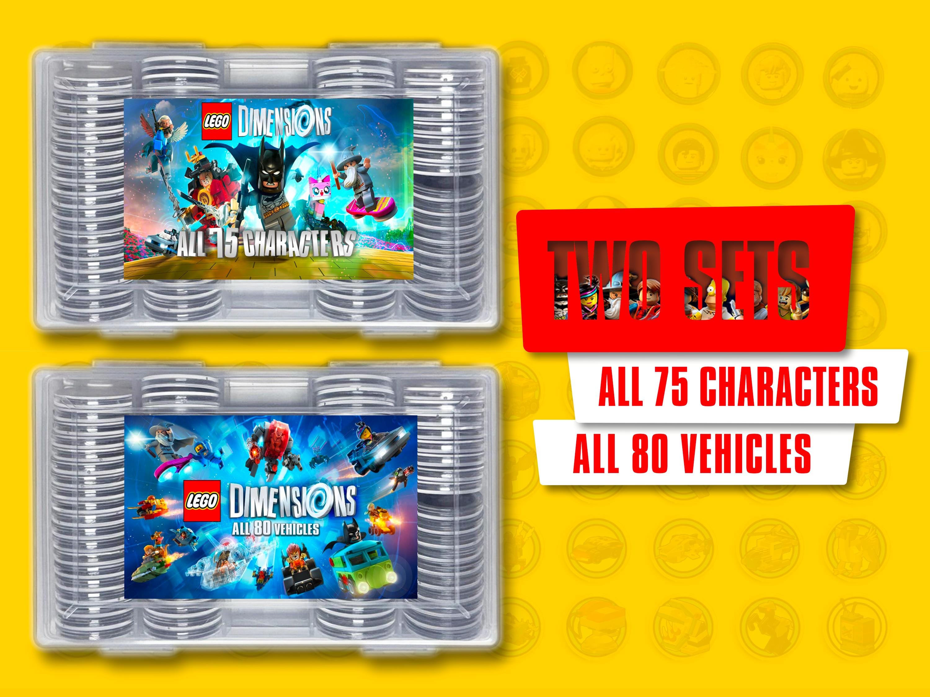 LEGO Dimensions: Two Sets All 75 Characters & All 80 Vehicles NFC