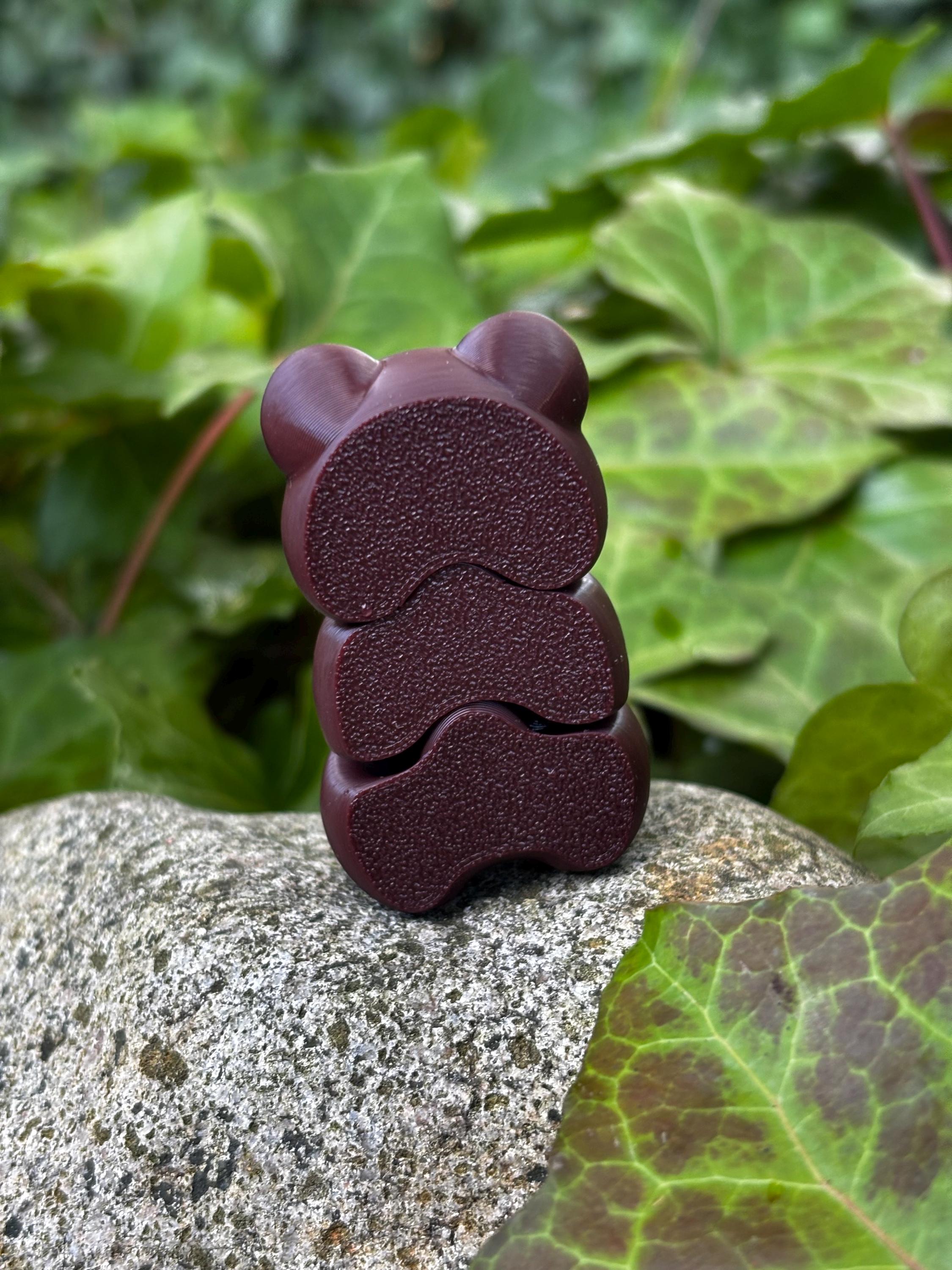 3D Printed Tiny Love Bear Fidget | Heart Valentine | Flexible Animal ...