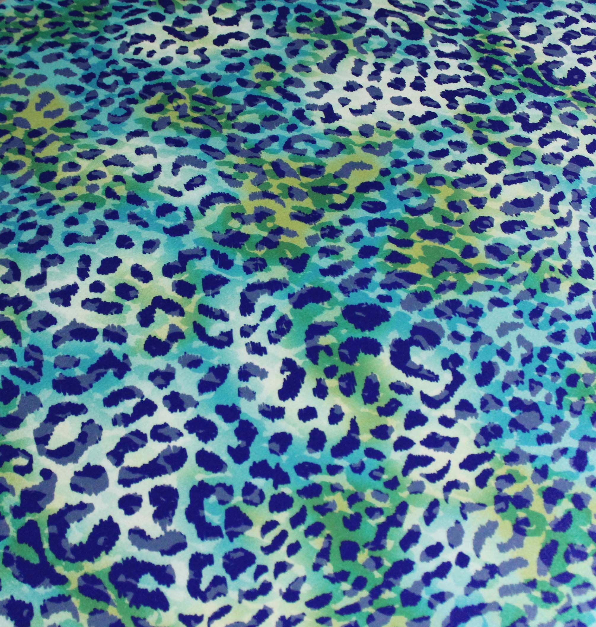 Velvet Leopard Skin Printed Home Decor Fabric Iconic Animal | Etsy