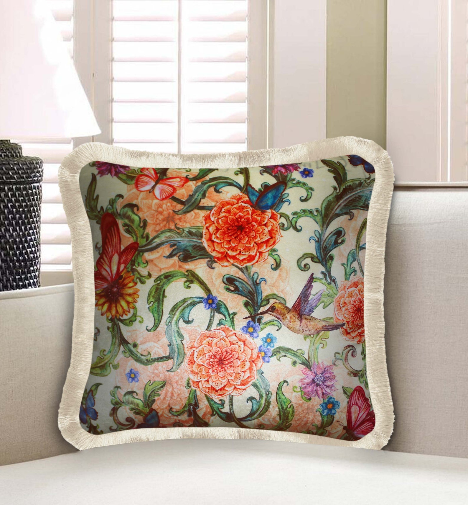 Cushion Cover Decorative Pillow Cover Digital Printing Etsy