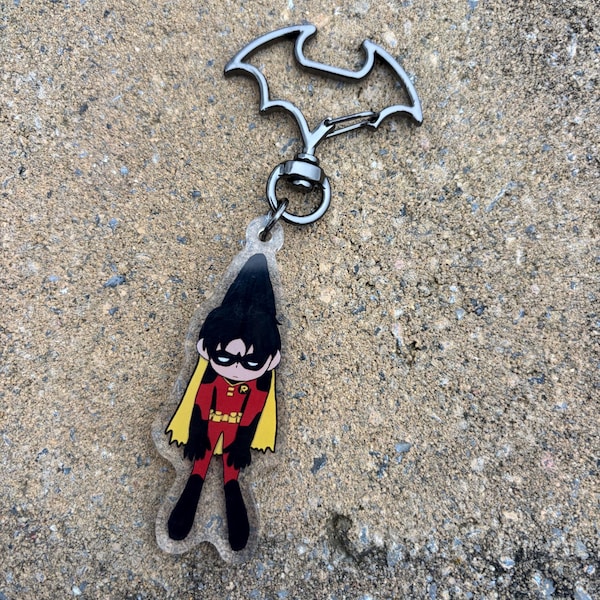 Tim Drake Robin Keychain.