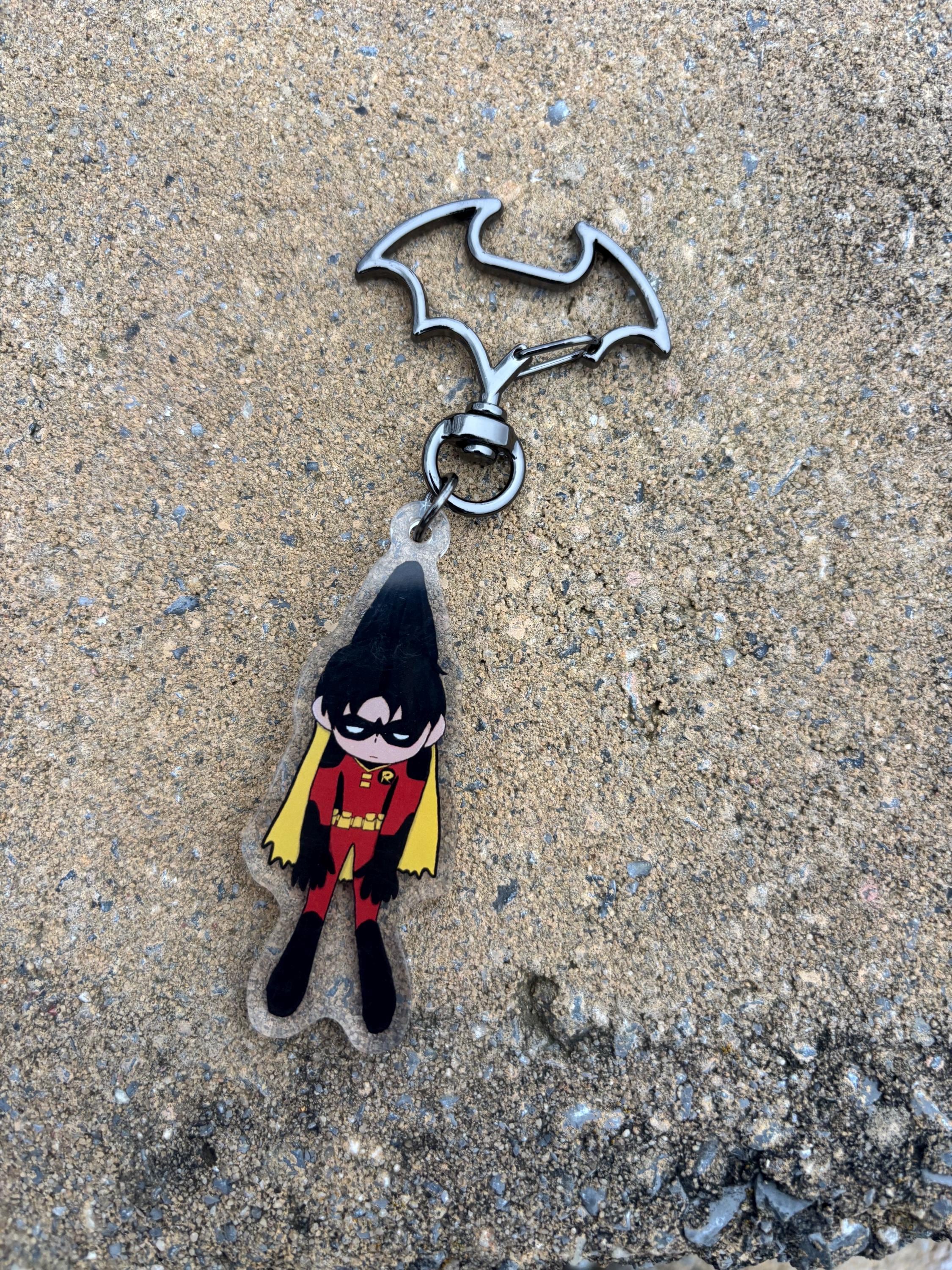 Tim Drake Robin Keychain. - Etsy