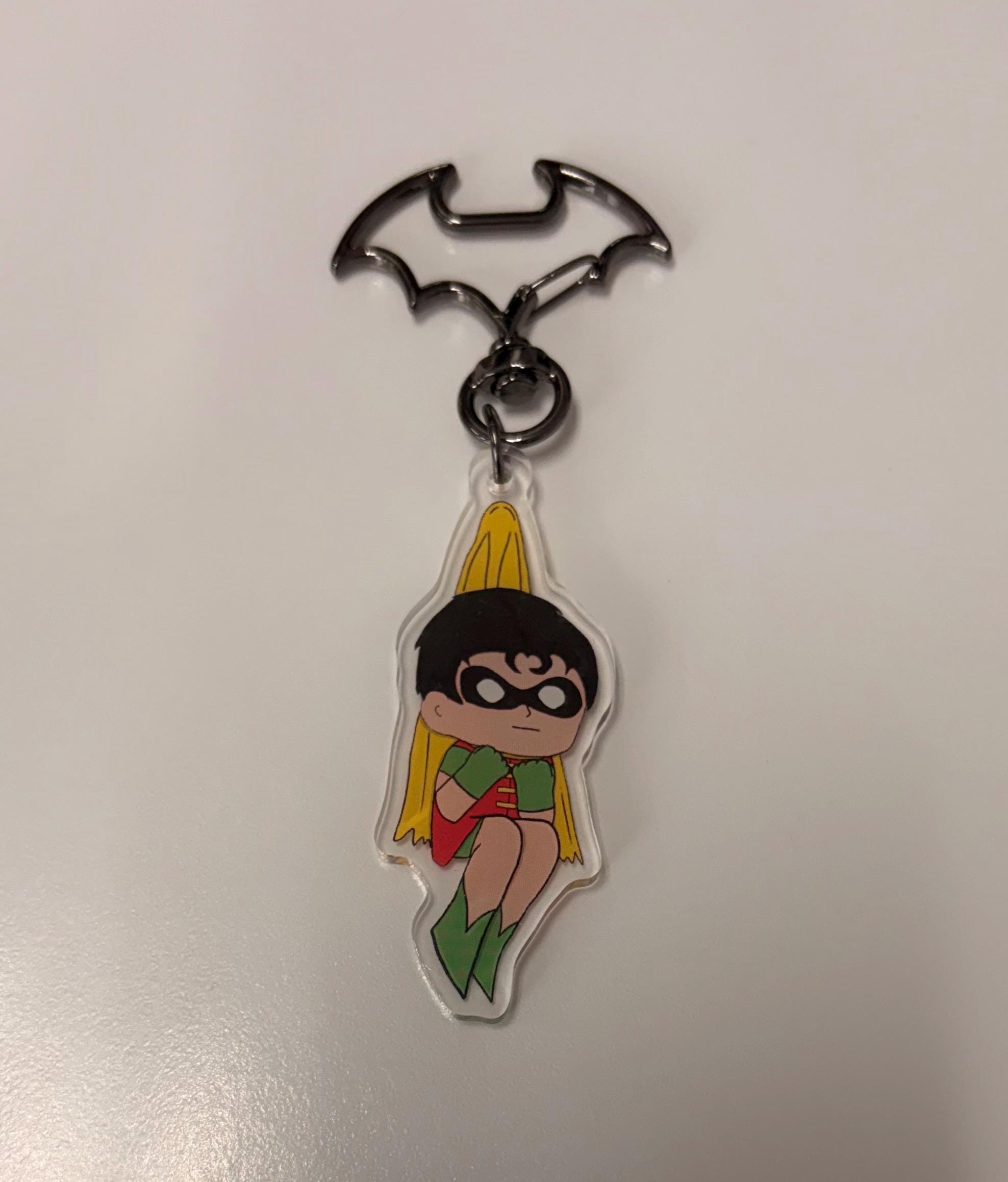 Robin Dc Keychain - Etsy