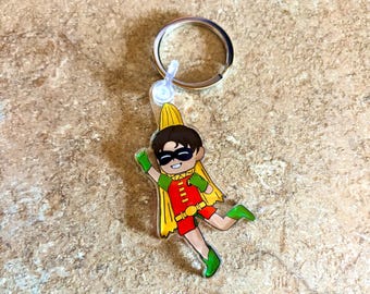 Grayson Robin Keychain.