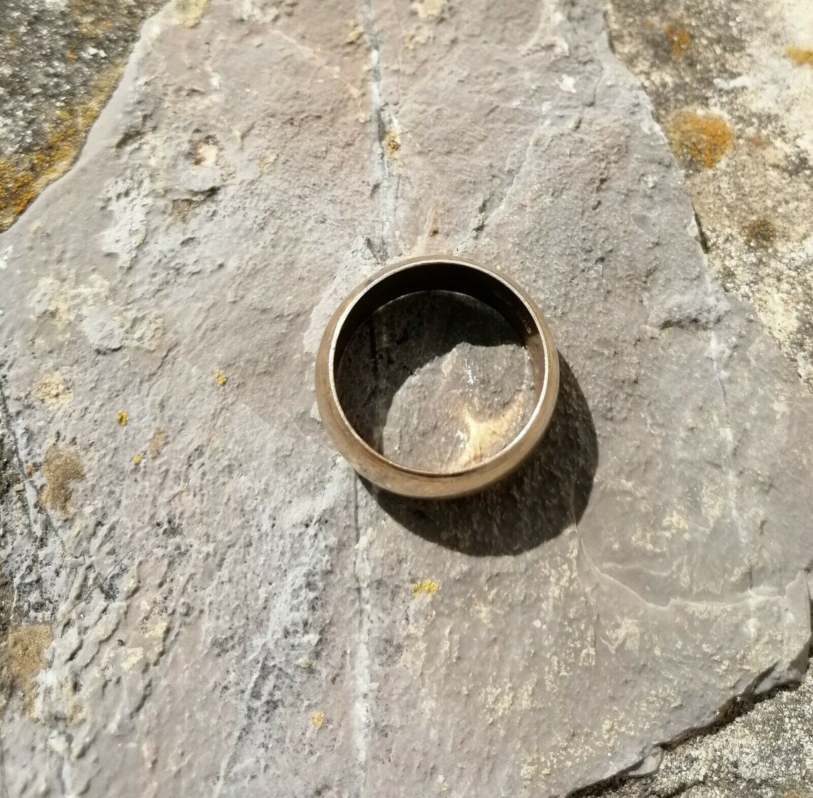 Massive Solid brass Mens Ring Jewellery vintage 20 mm 105 Etsy