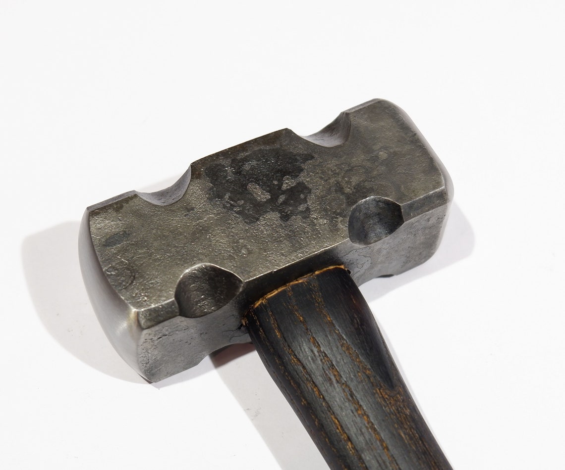 3 lb 1400 g Blacksmith's rounding hammer hand Bine