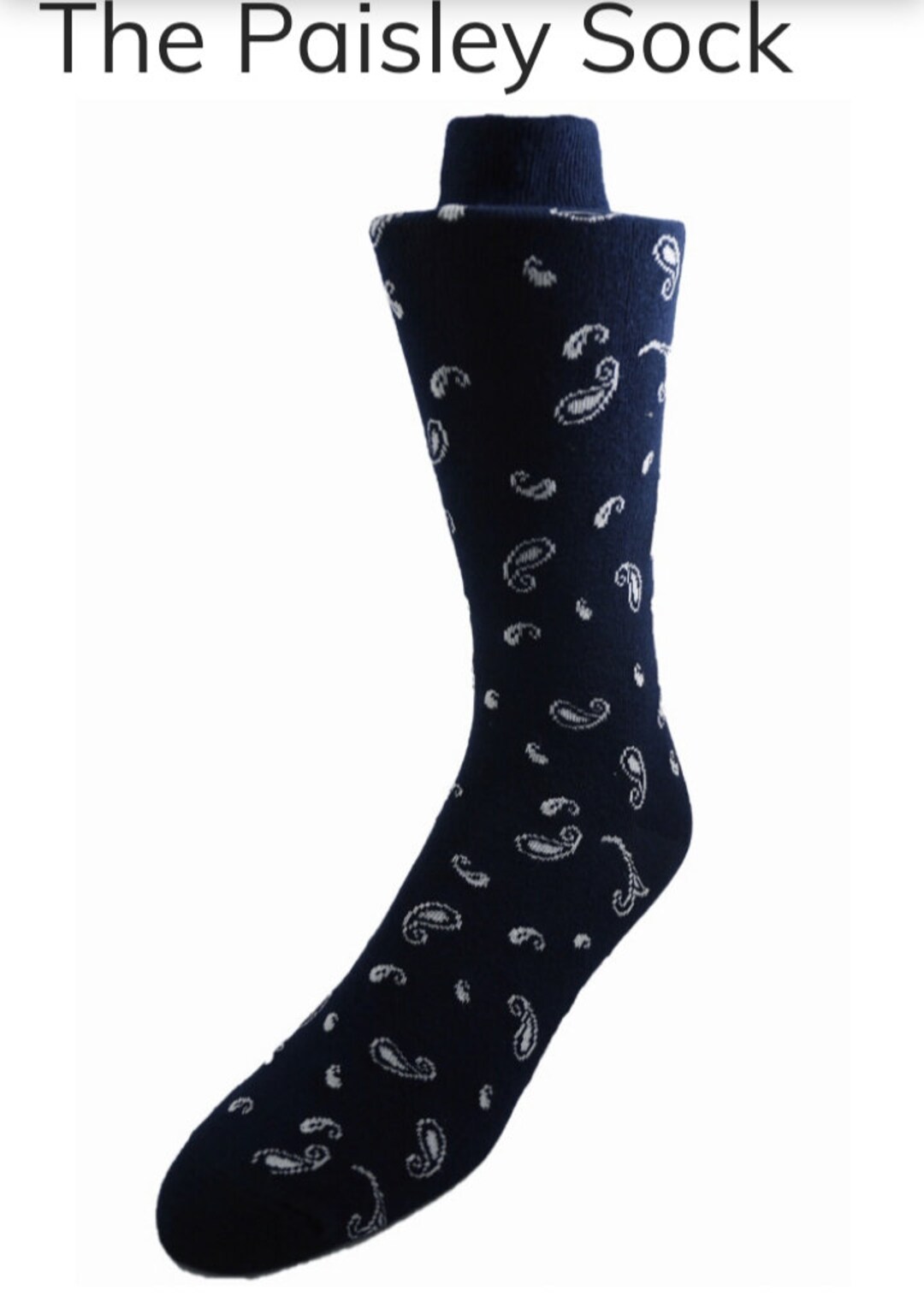 The Paisley Sock / Paisley/sock/ Men Socks/socks for Men Etsy