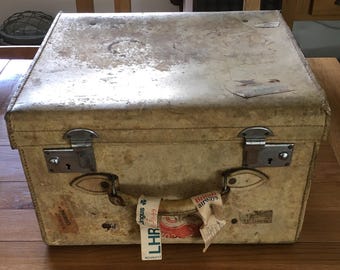 Miniature Trunk Eagle Lock Company Terryville Connecticut Black