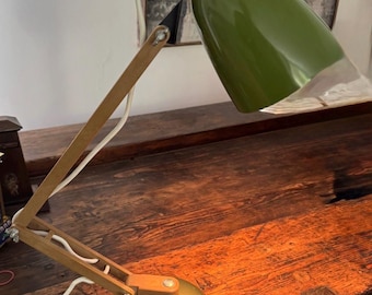 Lampada da scrivania angolare regolabile originale Habitat Maclamp, metà secolo, di Terence Conran per Maclamp, anni '70.