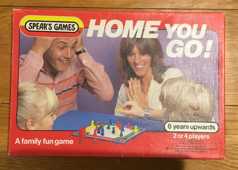 Vintage Retro Home You Go Board Game by Spears Games 1983 Complete VGC image 1