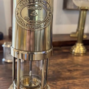 E Thomas and Williams Miners Lamp - Etsy