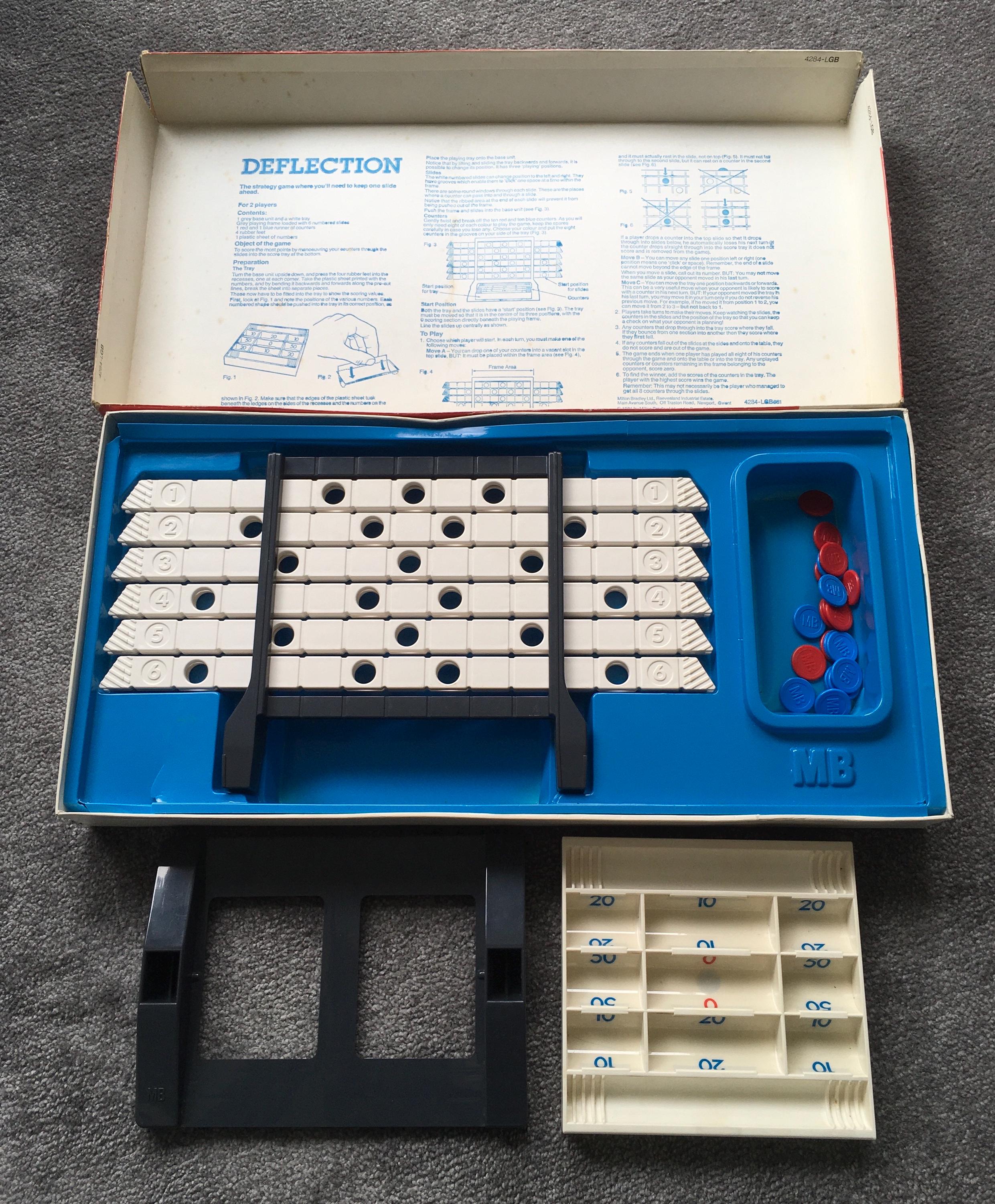 Deflection Game Sprite Vintage Deflection Board Game, MB Games 1981, Complete - Etsy