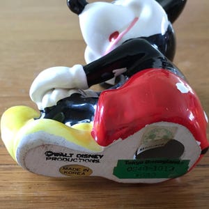 Vintage Walt Disney Productions Mickey Minnie Mouse Figurines Collectible Disneyland Disney Enthusiast Giftware image 17