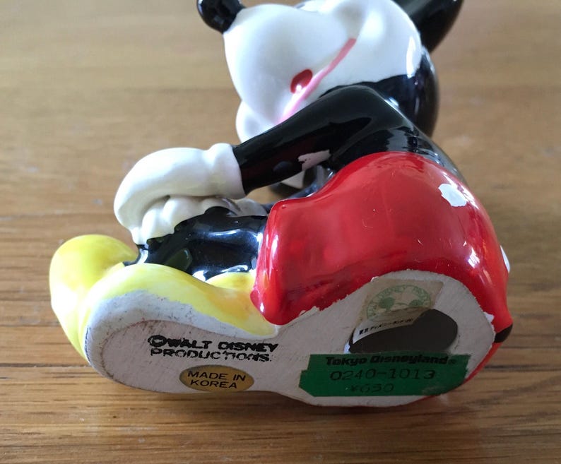 Vintage Walt Disney Productions Mickey Minnie Mouse Figurines Collectible Disneyland Disney Enthusiast Giftware image 17
