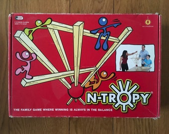 Vintage Retro N-Tropy Fun Family Game of Balance from 2004, Very Rare