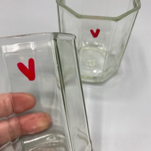 Two coffee glasses