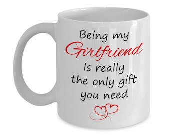 Taza de regalo de novia, Día de San Valentín, Regalos de cumpleaños para novia, Regalos de aniversario para novia, Novia de relación a larga distancia