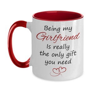Girlfriend Gift Mug, Valentines Day, Birthday Gifts for Girlfriend, Anniversary Gifts for Girlfriend, Long Distance Relationship Girlfriend