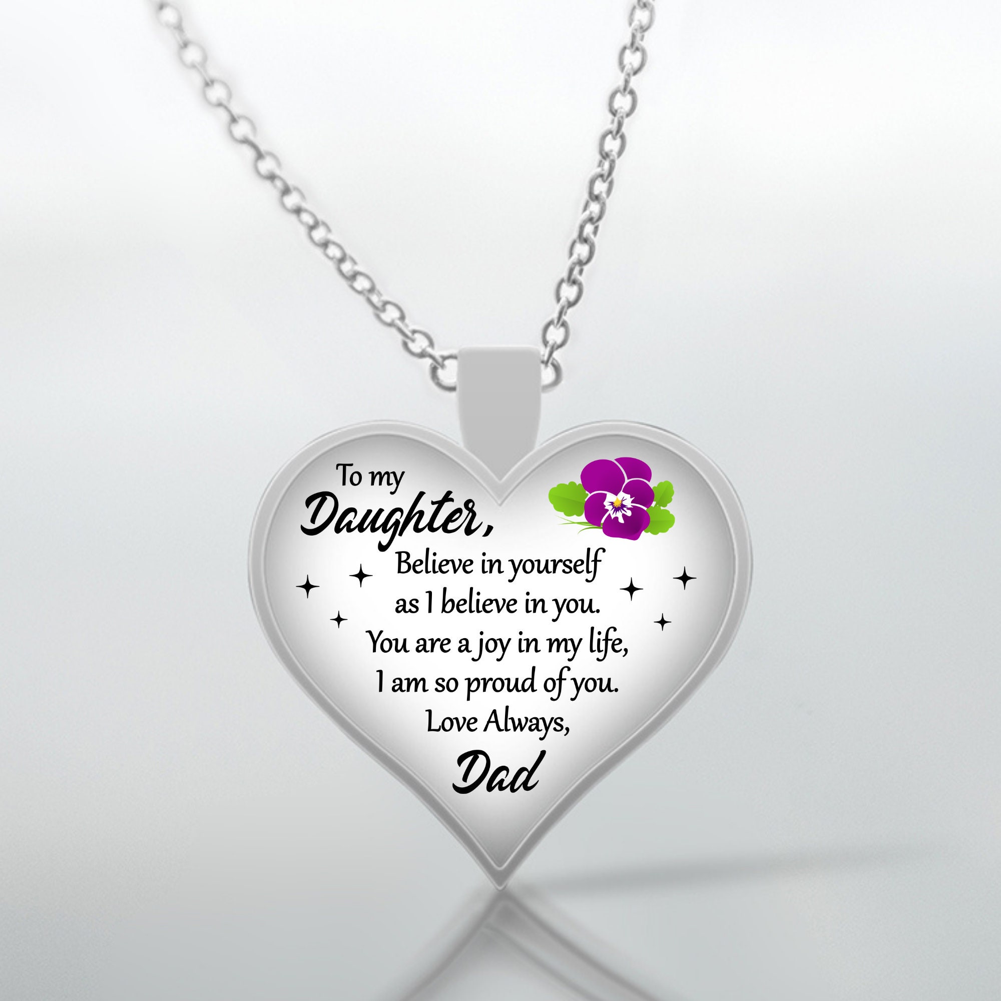Daughter pendant from dad Clearance