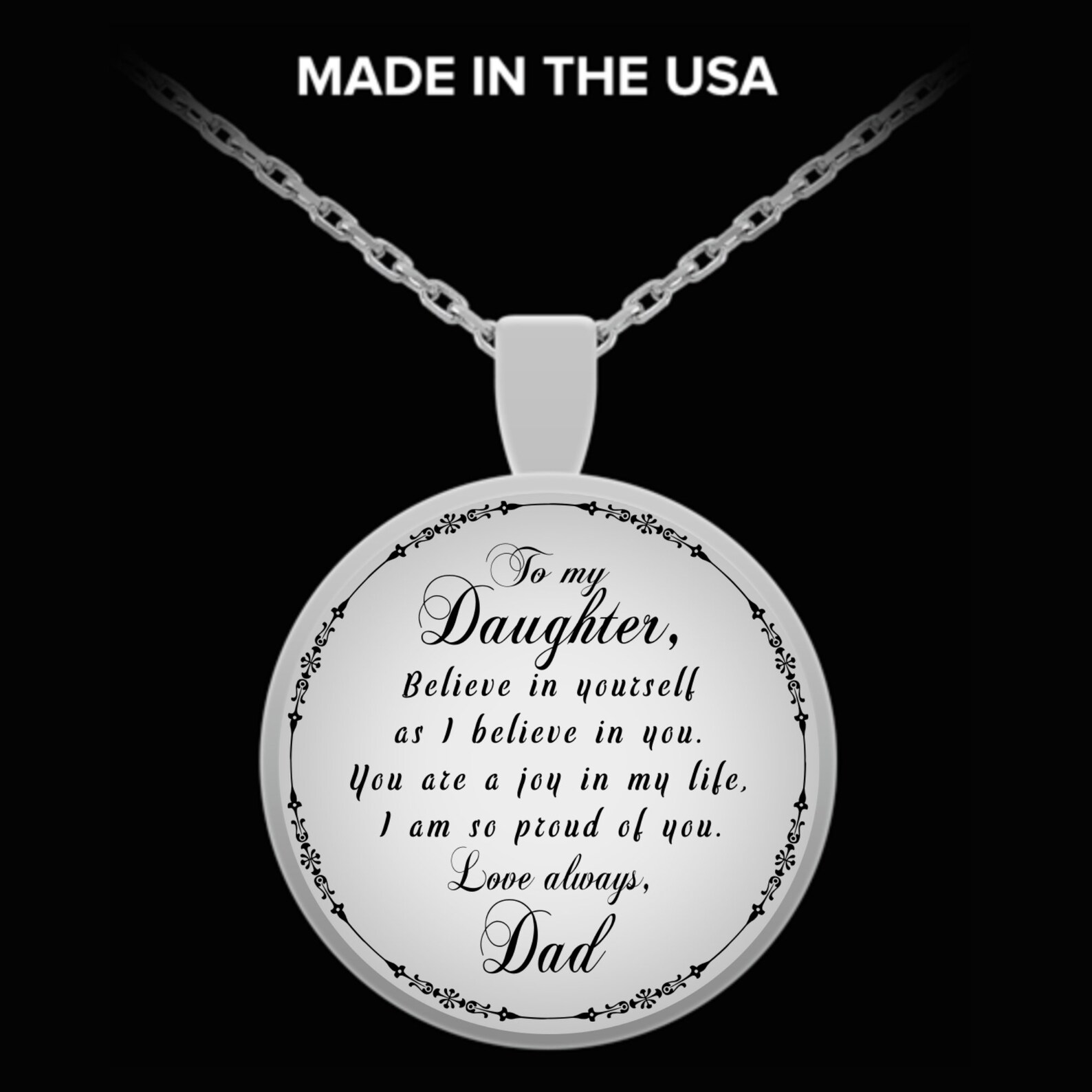 Sentimental necklace for daughter Clearance