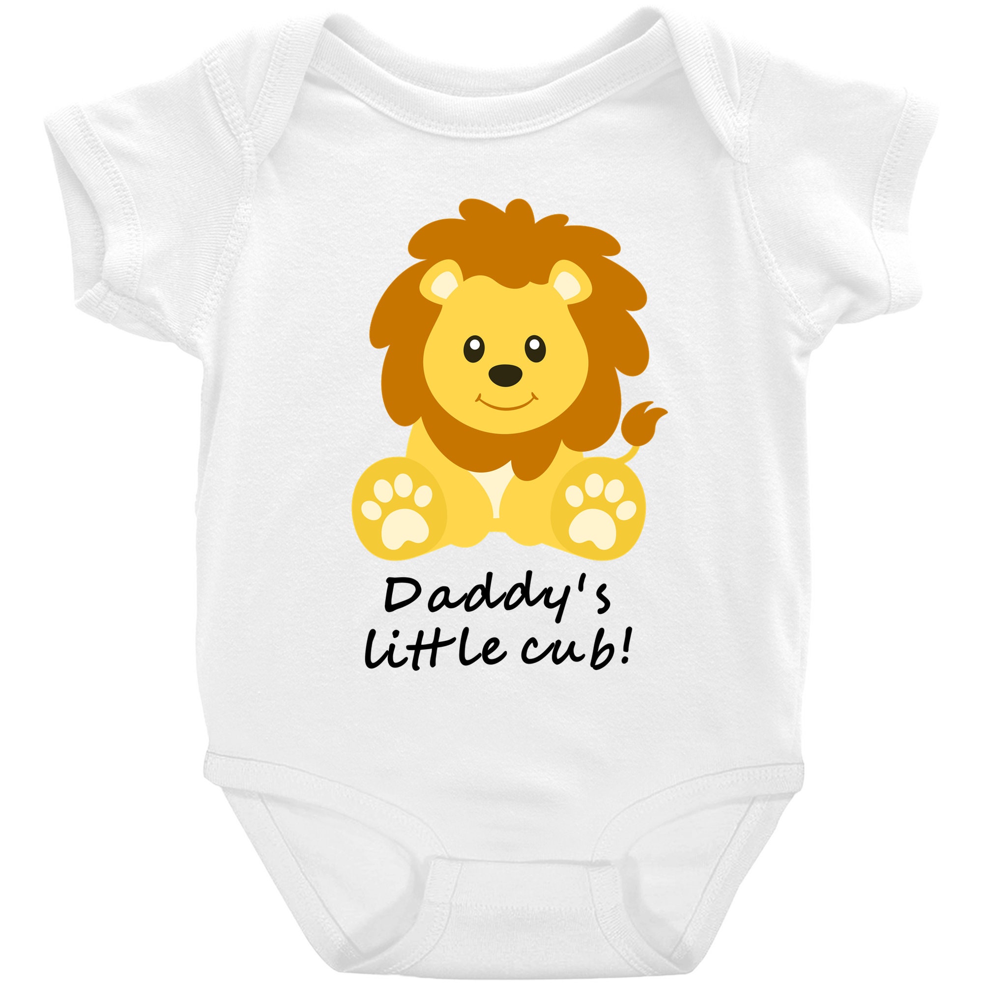 Baby Boy Lion Bodysuit, Safari Animal Baby Clothes For Boy, Infant Boy