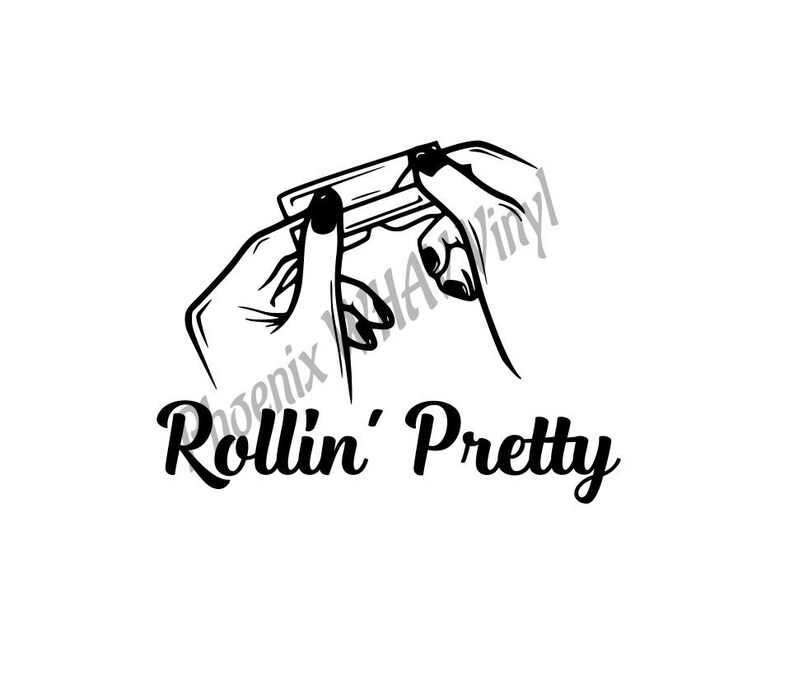 Rollin' Pretty Svg Roll Joint Svg Rolling Tray Svg | Etsy