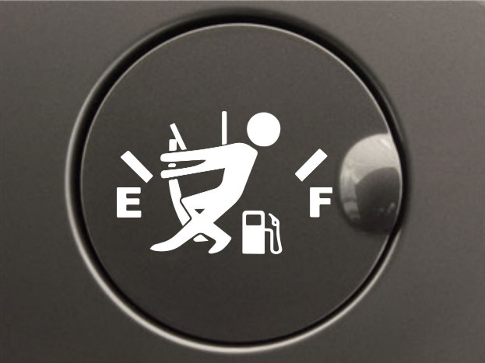 Gas Gauge Decal Low on Gas Adulting Gas Cap Decal Funny Etsy