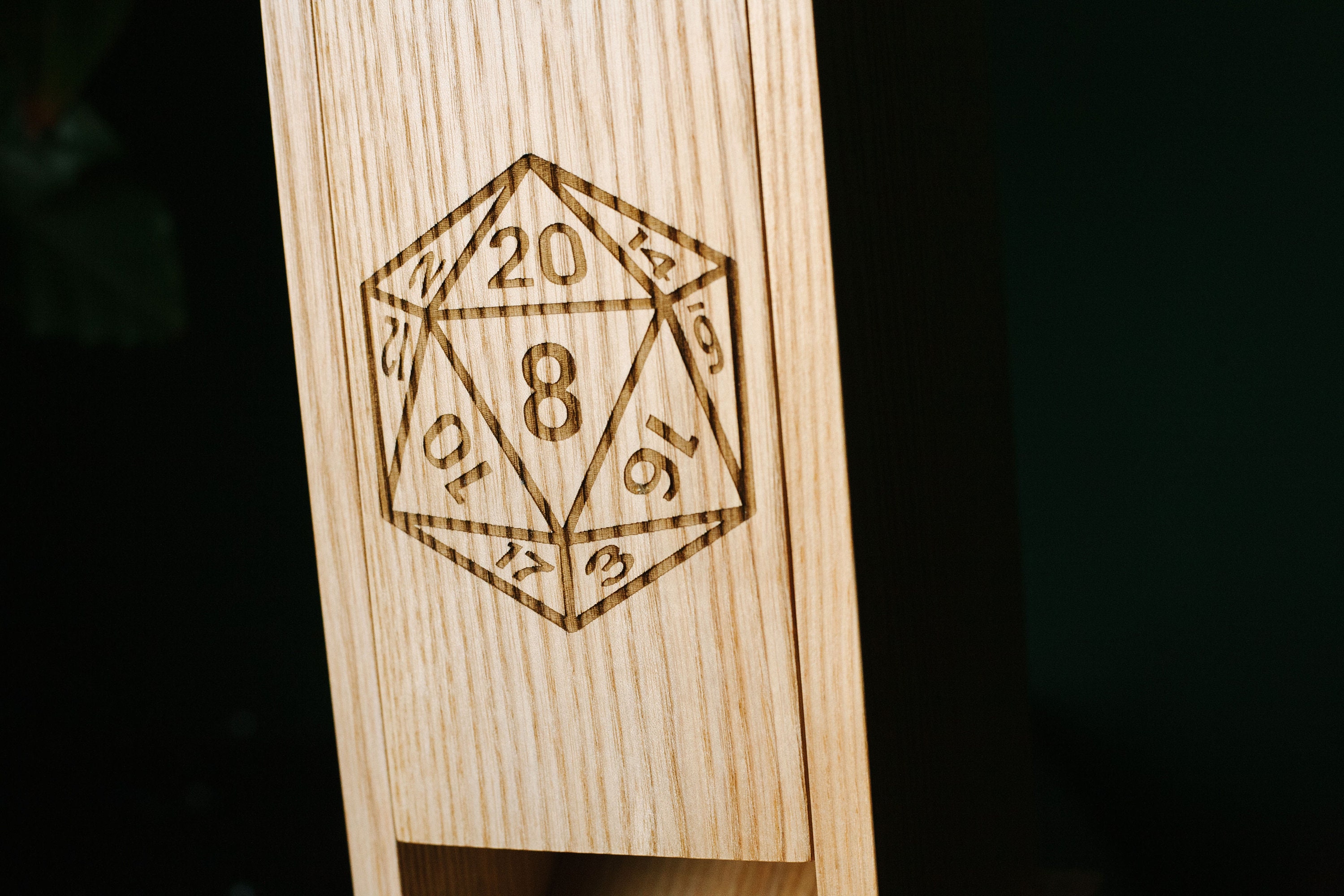 Dice tower dnd dice tray wooden dnd dice box Etsy